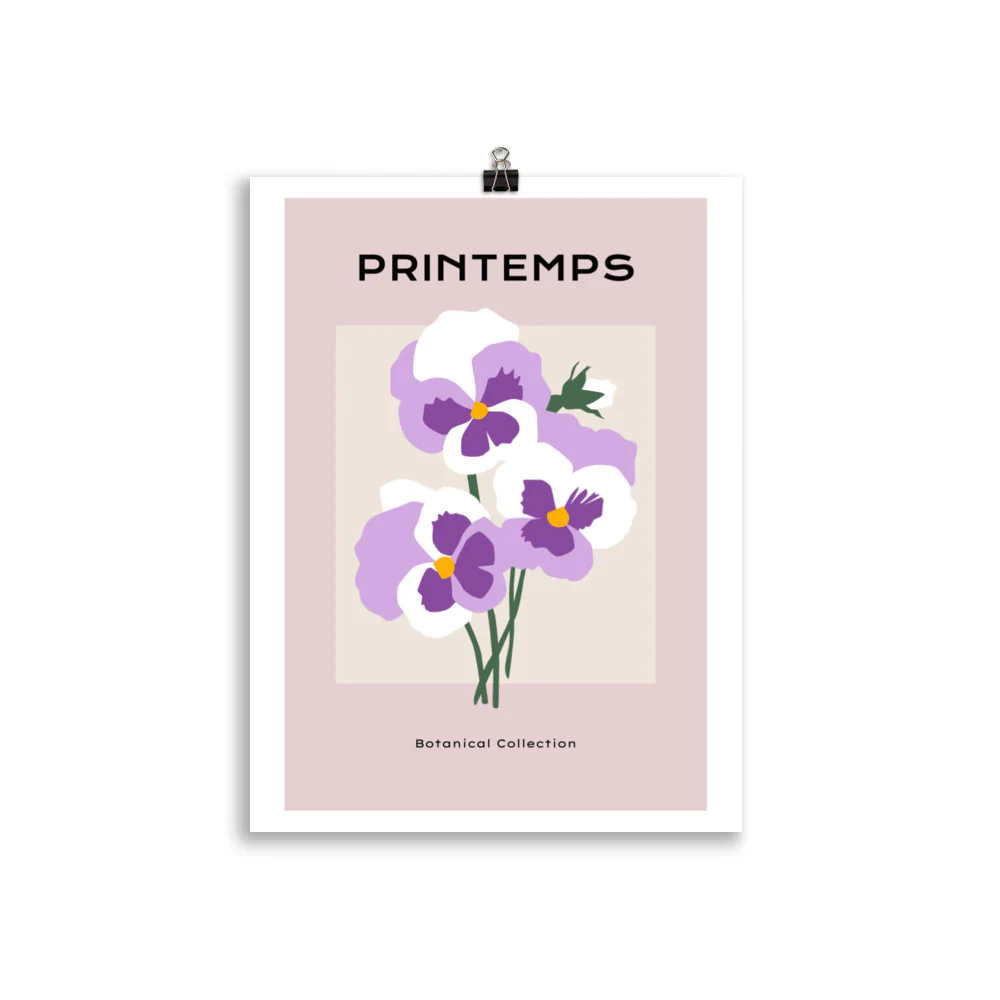 Printemps - Botanical Collection - Purple - Image 3