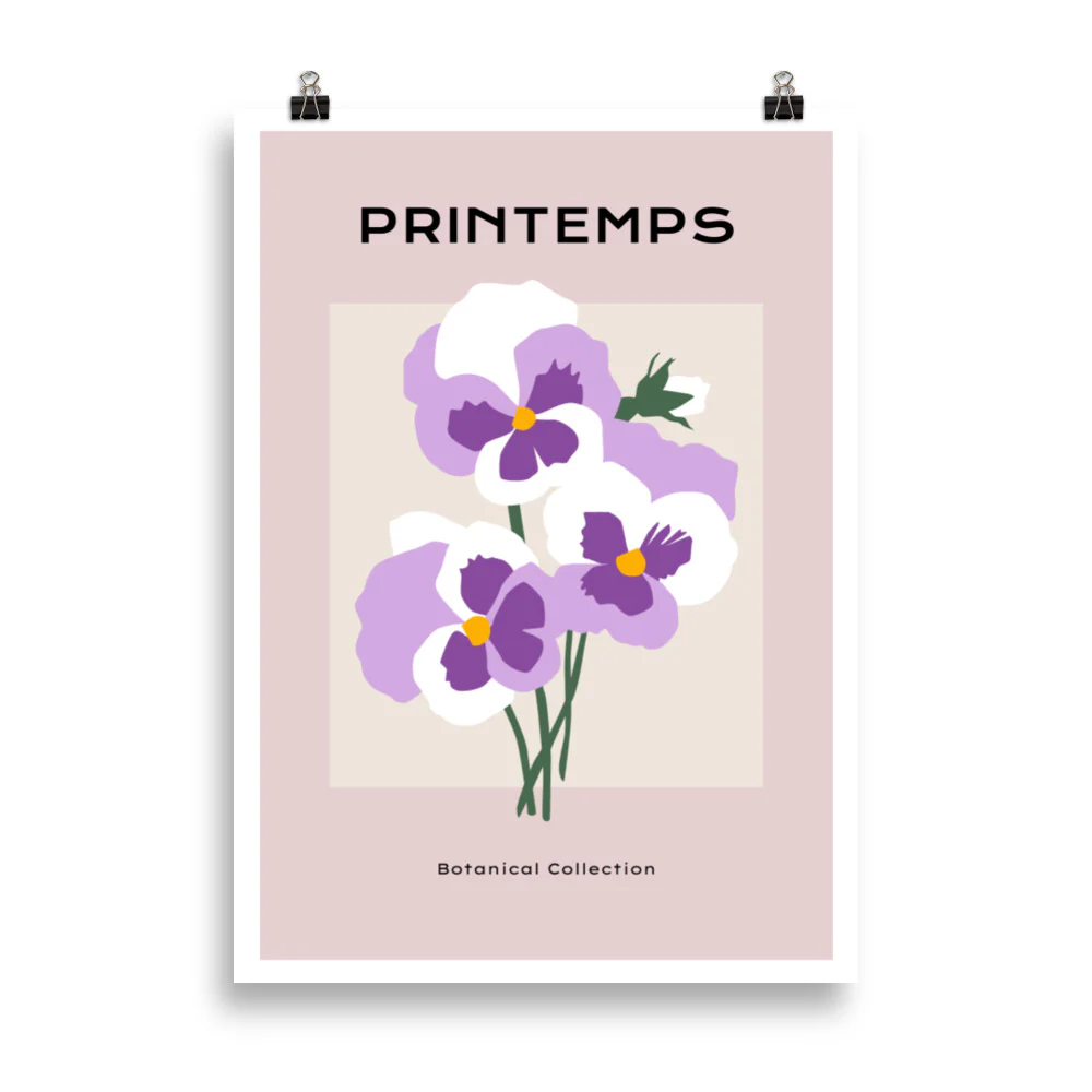 Printemps - Botanical Collection - Purple - Image 4
