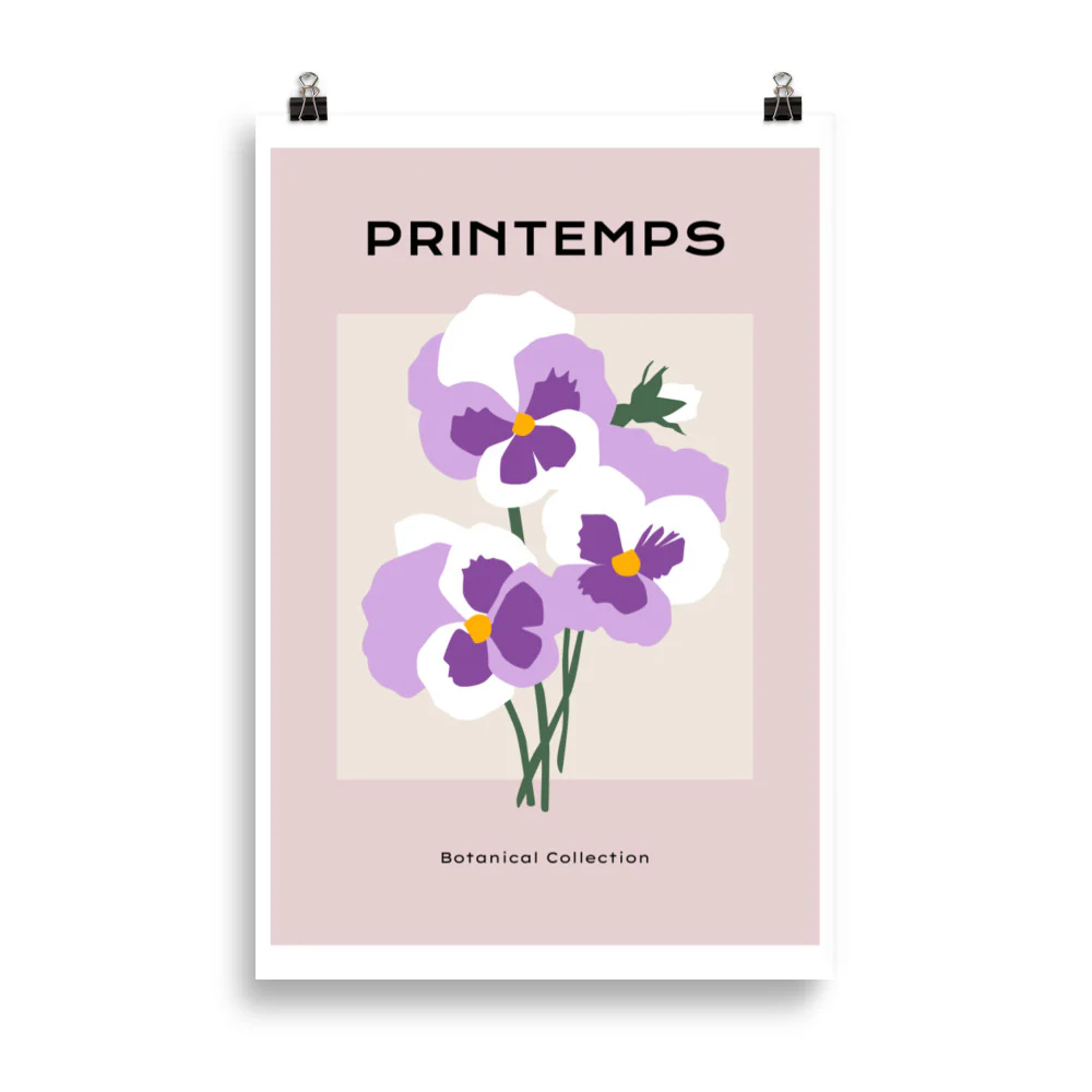 Printemps - Botanical Collection - Purple - Image 5