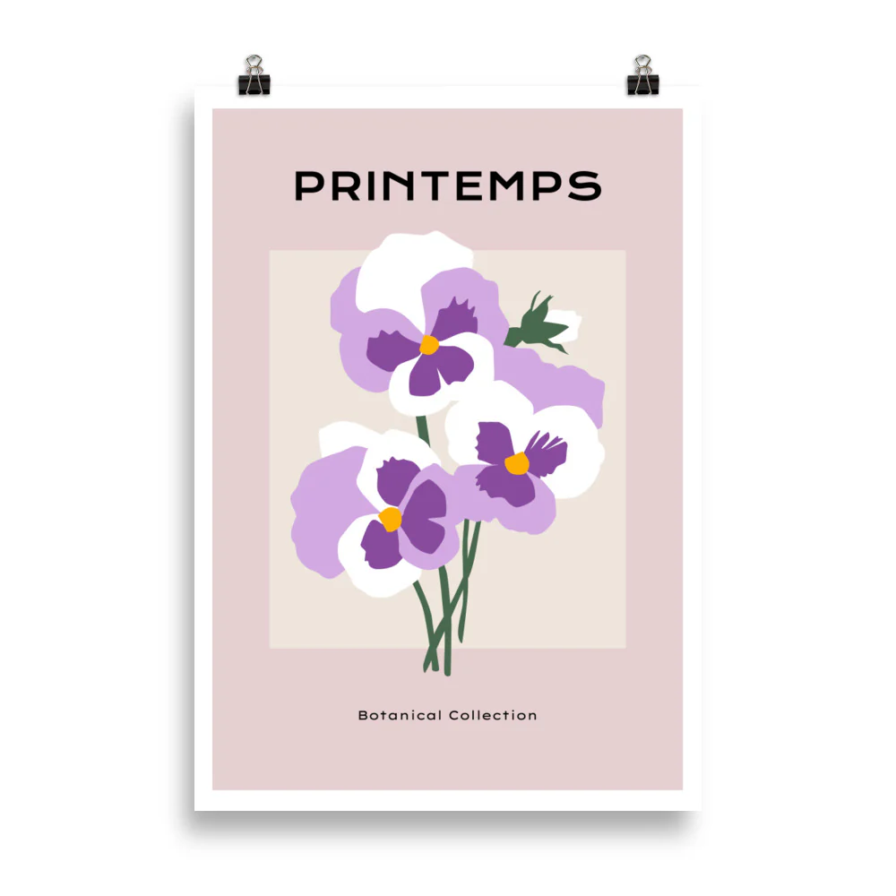 Printemps - Botanical Collection - Purple - Image 6