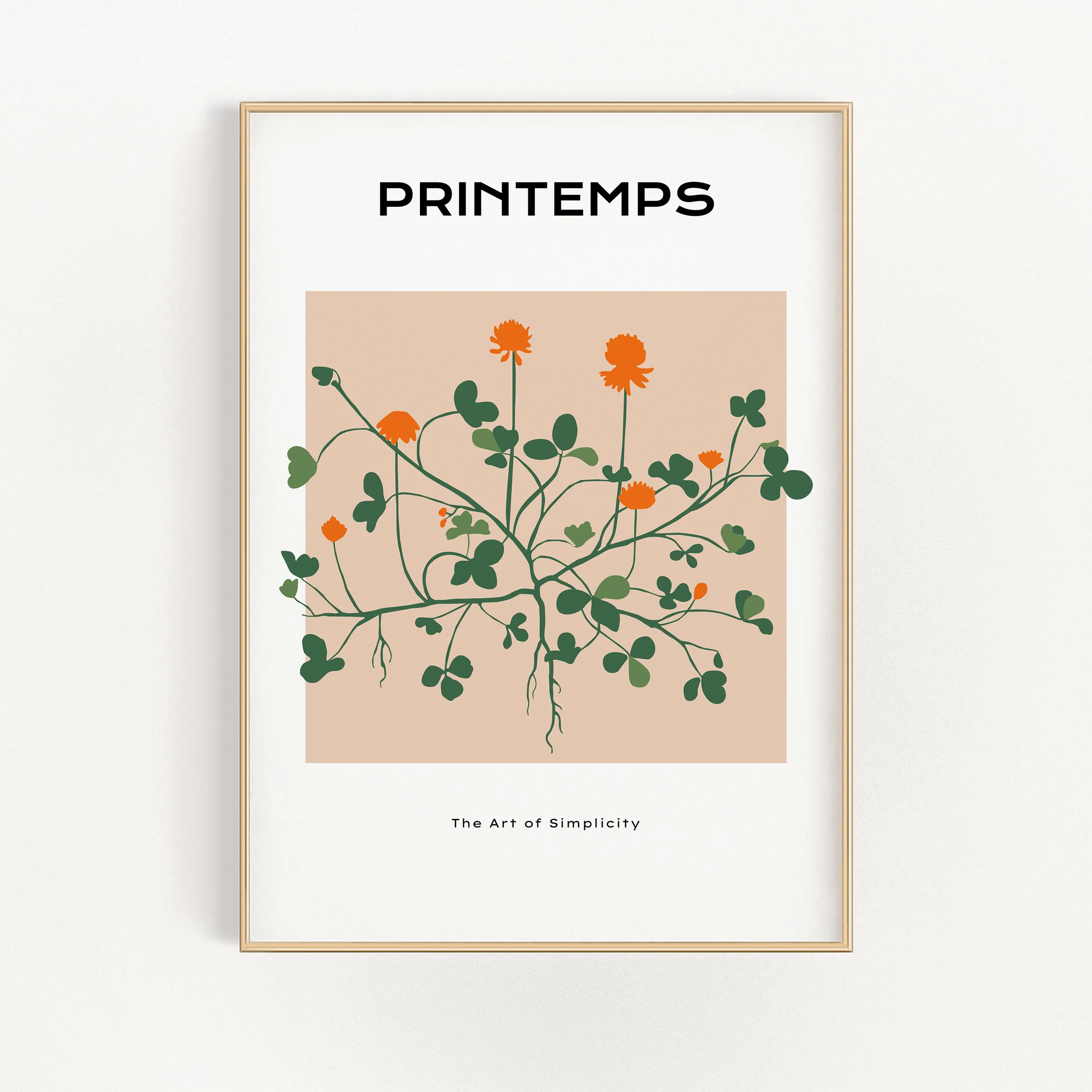 Printemps - Orange Flower