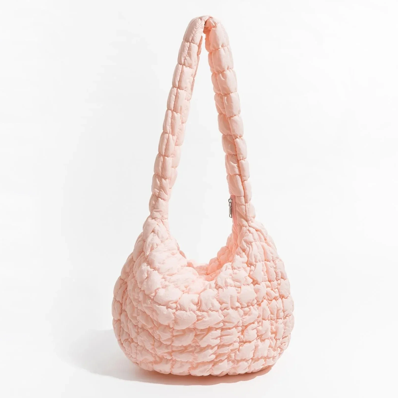 Puff Cross Quilt Large Shoulder Bag - Image 3