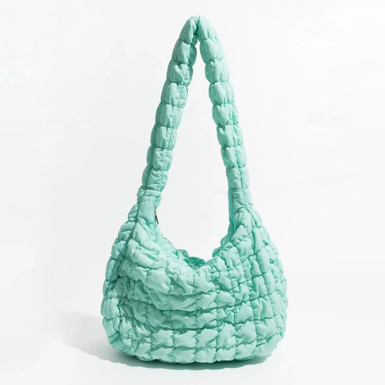 Puff Cross Quilt Large Shoulder Bag - Image 4