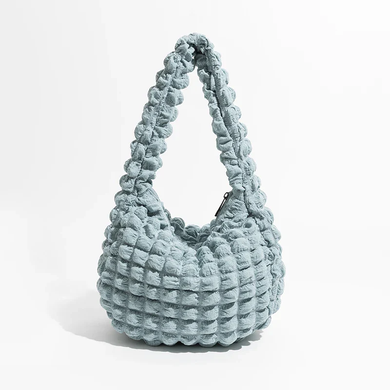 Puff Cross Quilt Small Shoulder Bag - Image 4