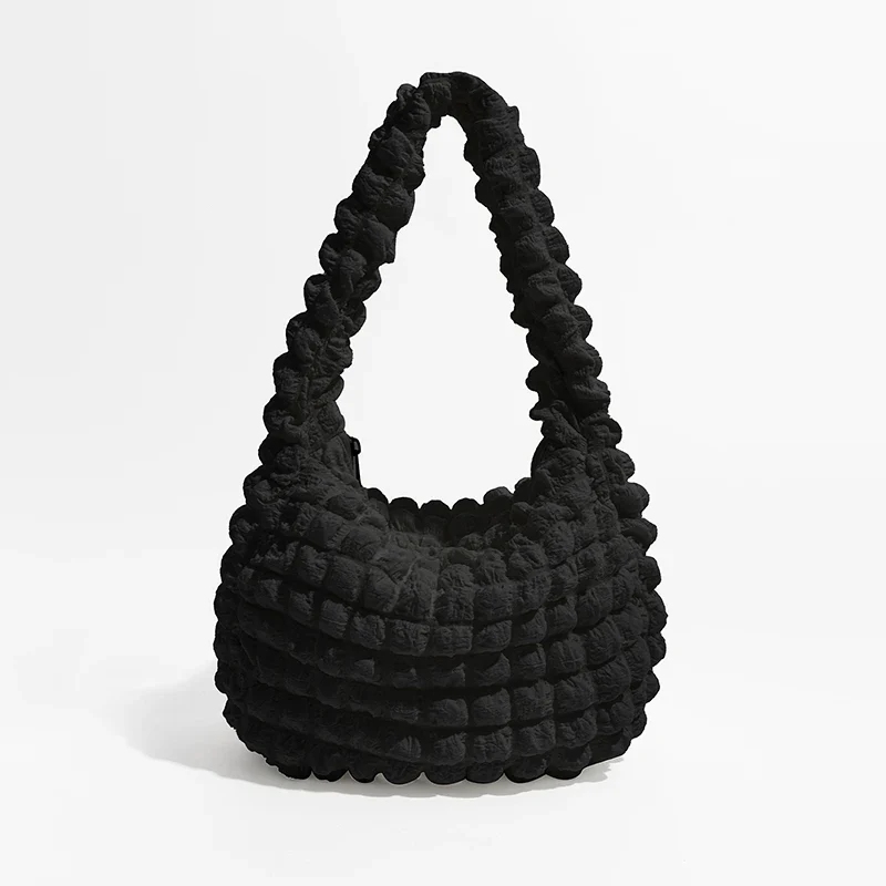 Puff Cross Quilt Small Shoulder Bag - Image 6
