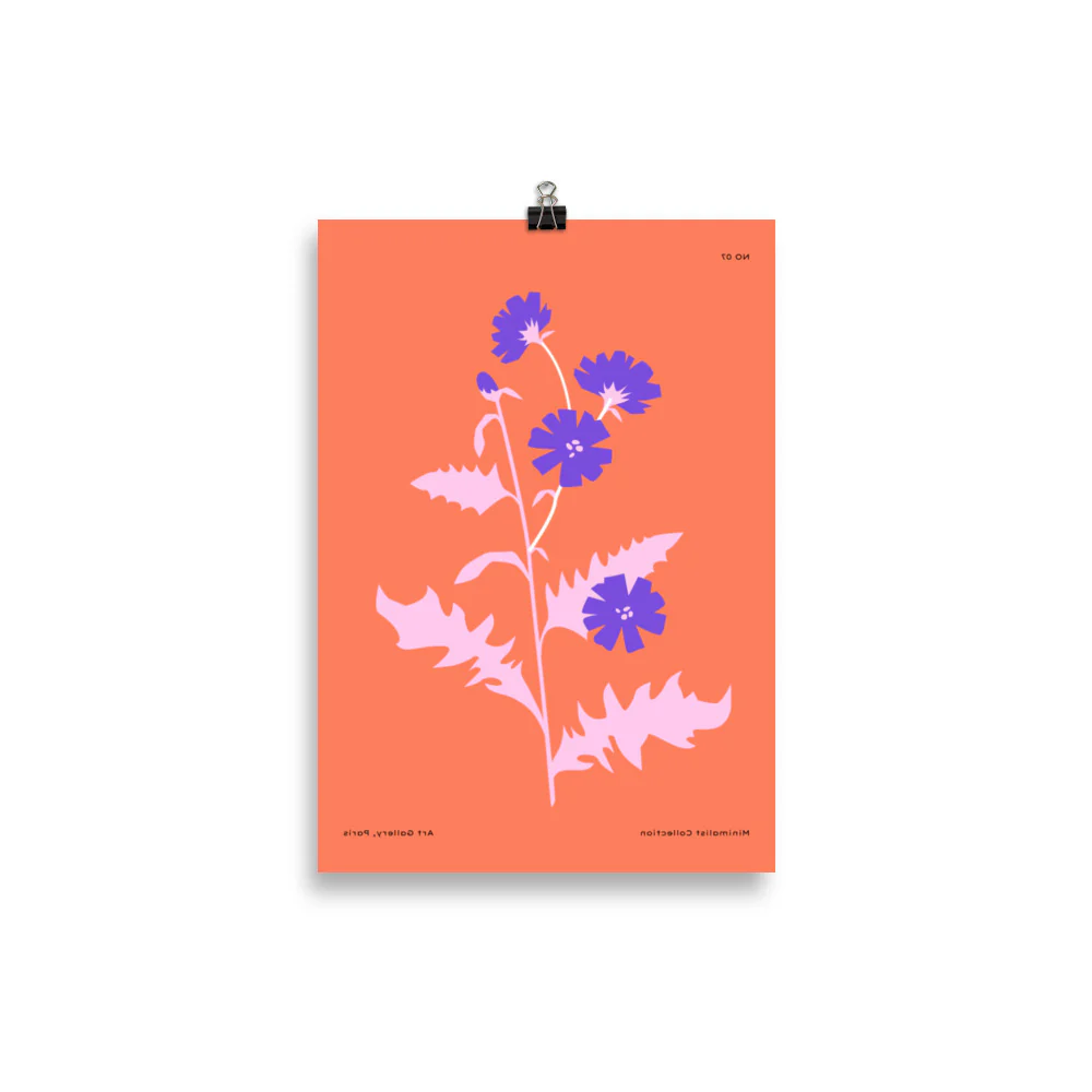 Purple Flowers & Stems - Image 2
