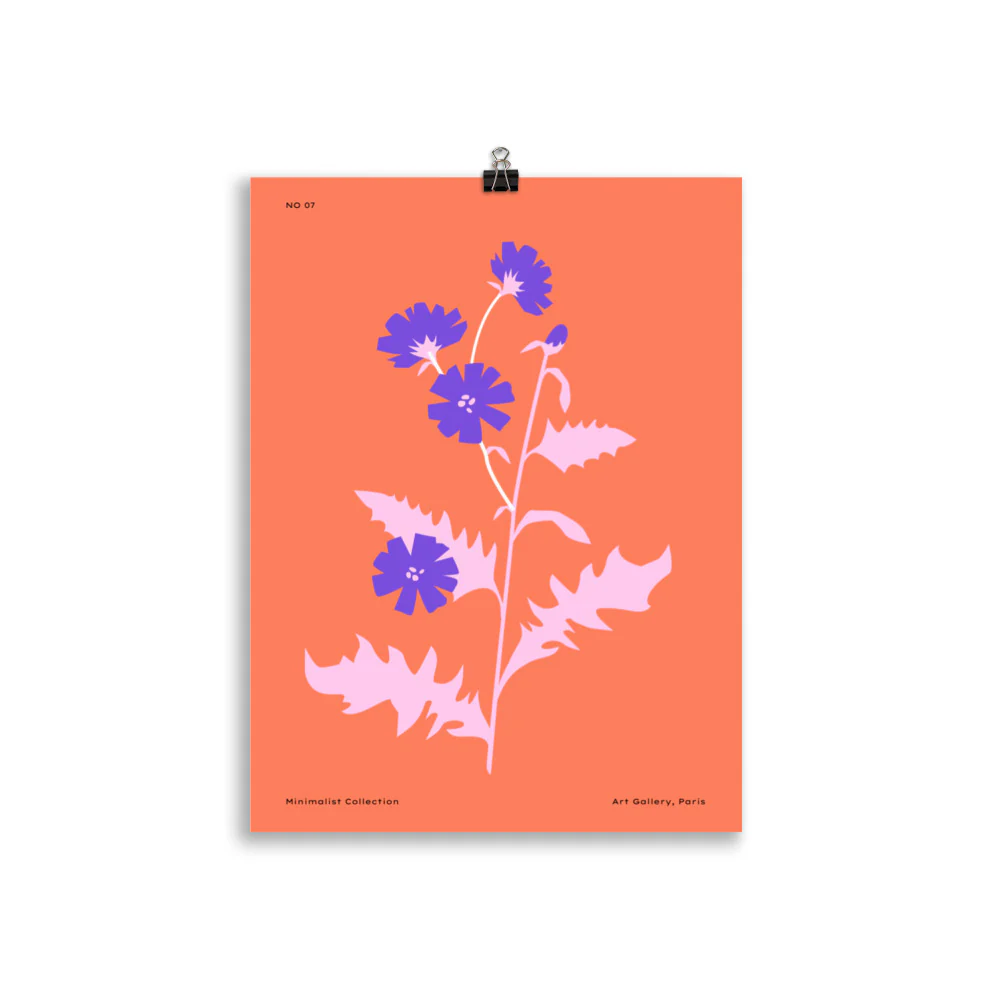 Purple Flowers & Stems - Image 3