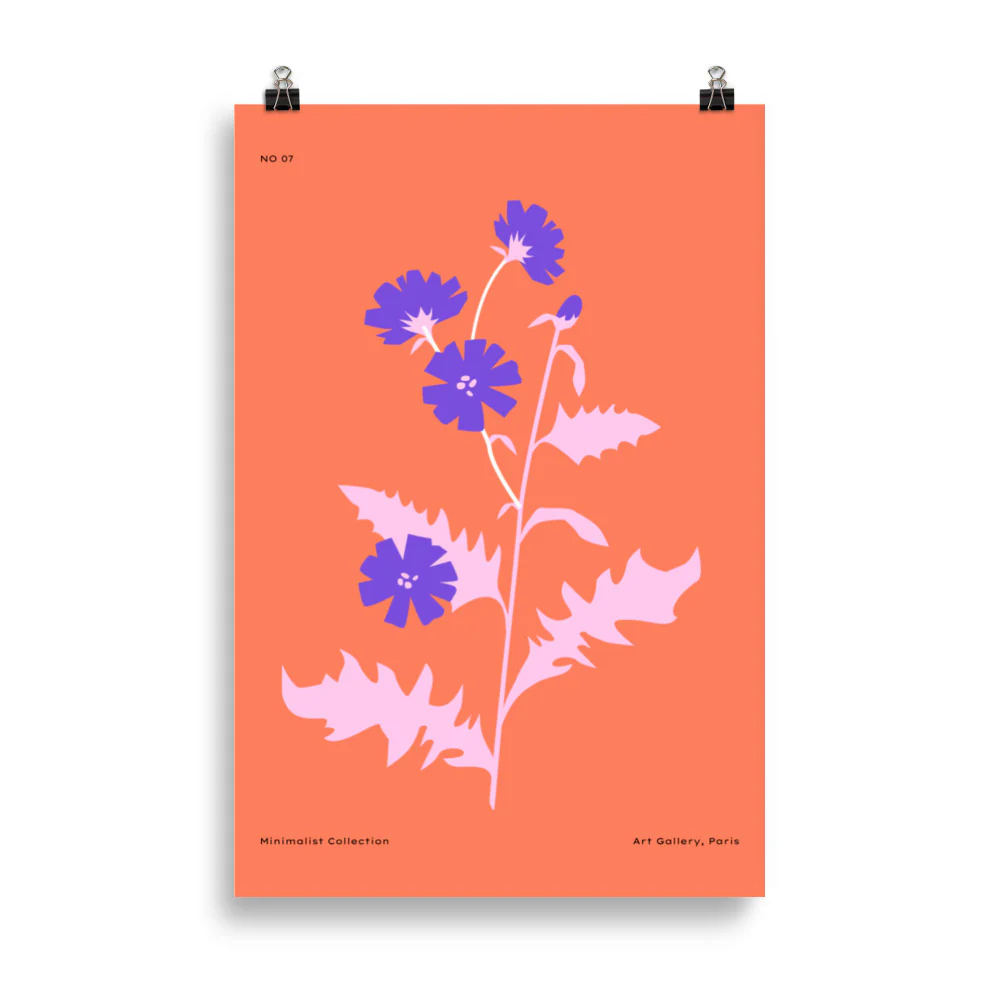 Purple Flowers & Stems - Image 5