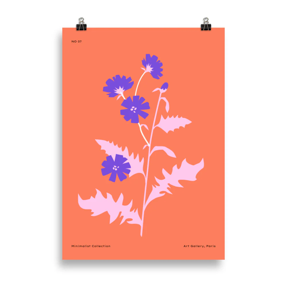 Purple Flowers & Stems - Image 6