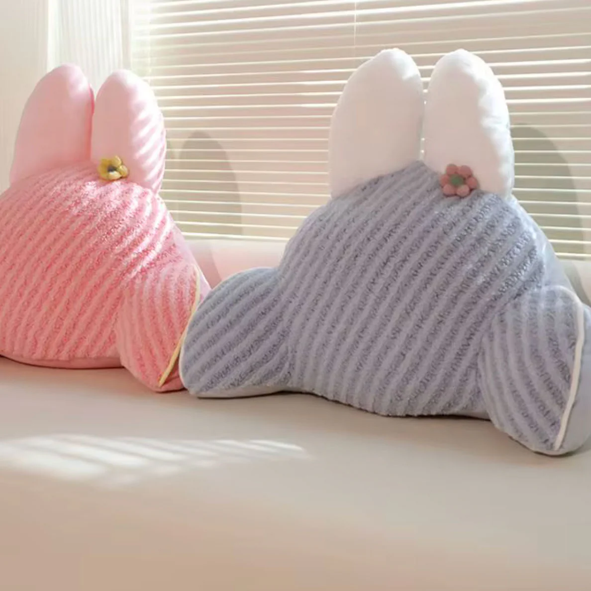 Rabbit Throw Pillow β Cute Bunny Shaped Cushion - Image 5