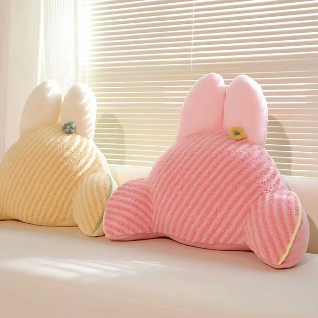 Rabbit Throw Pillow β Cute Bunny Shaped Cushion - Image 6