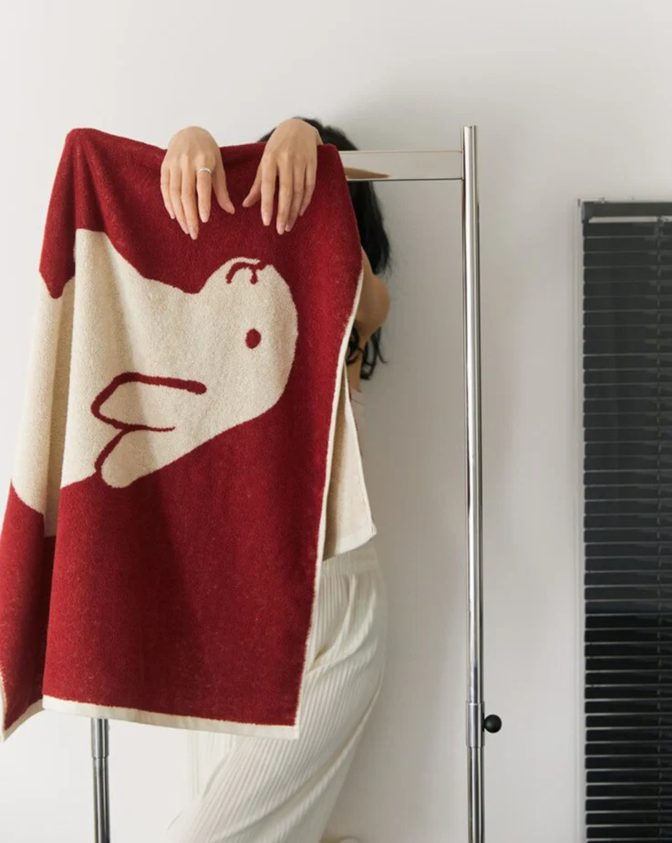 Rabbit Towel - Bath towel - Image 8