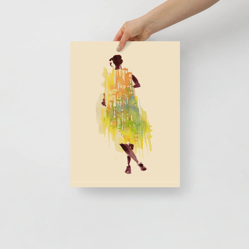 Rainbow Coat Wall Art - Image 2