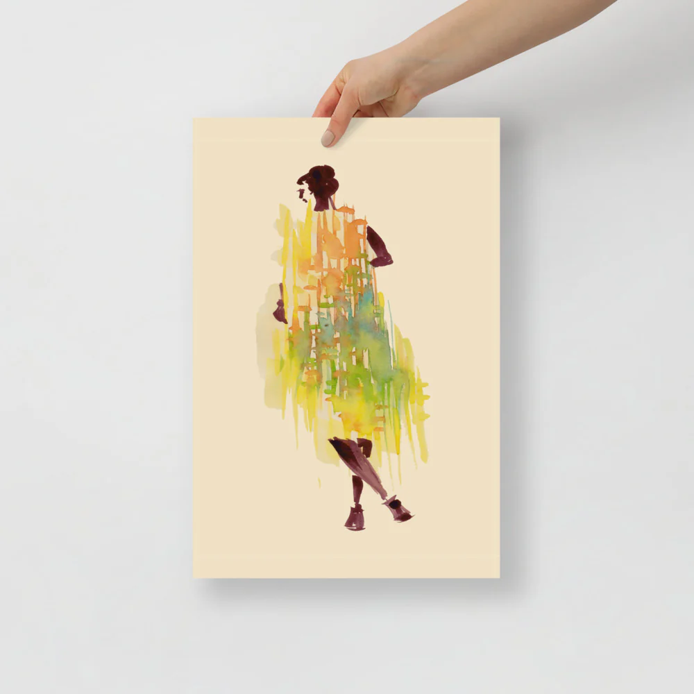 Rainbow Coat Wall Art - Image 3