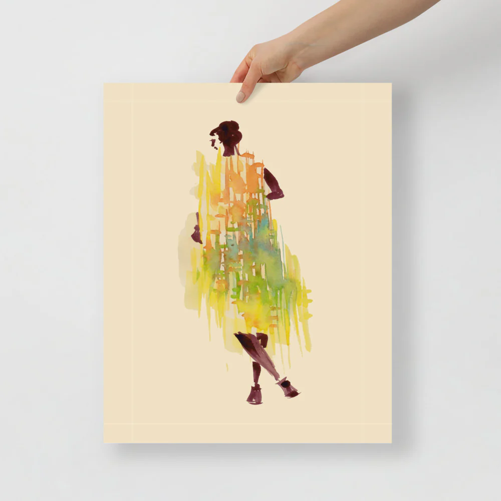 Rainbow Coat Wall Art - Image 4