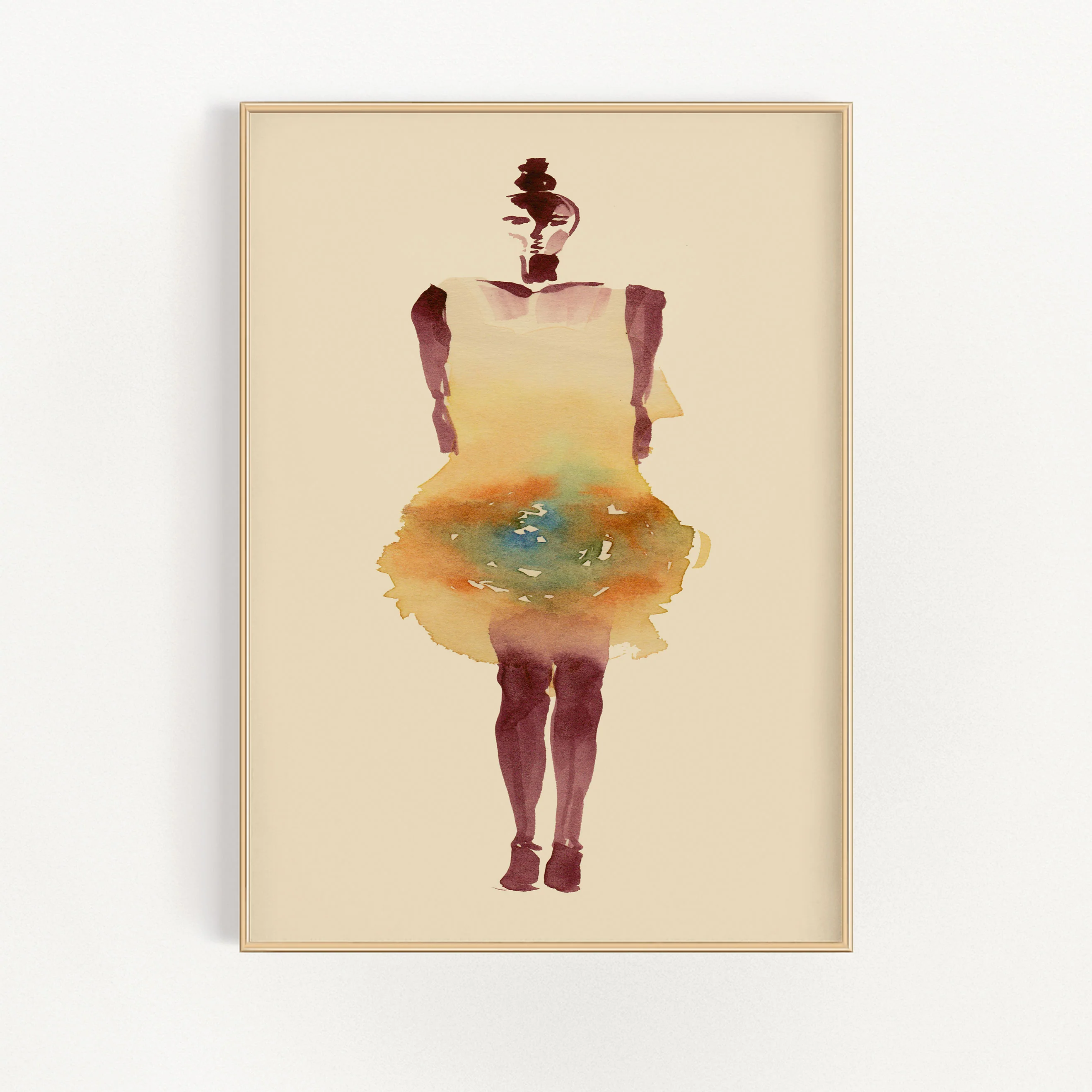 Rainbow Dress Wall Art