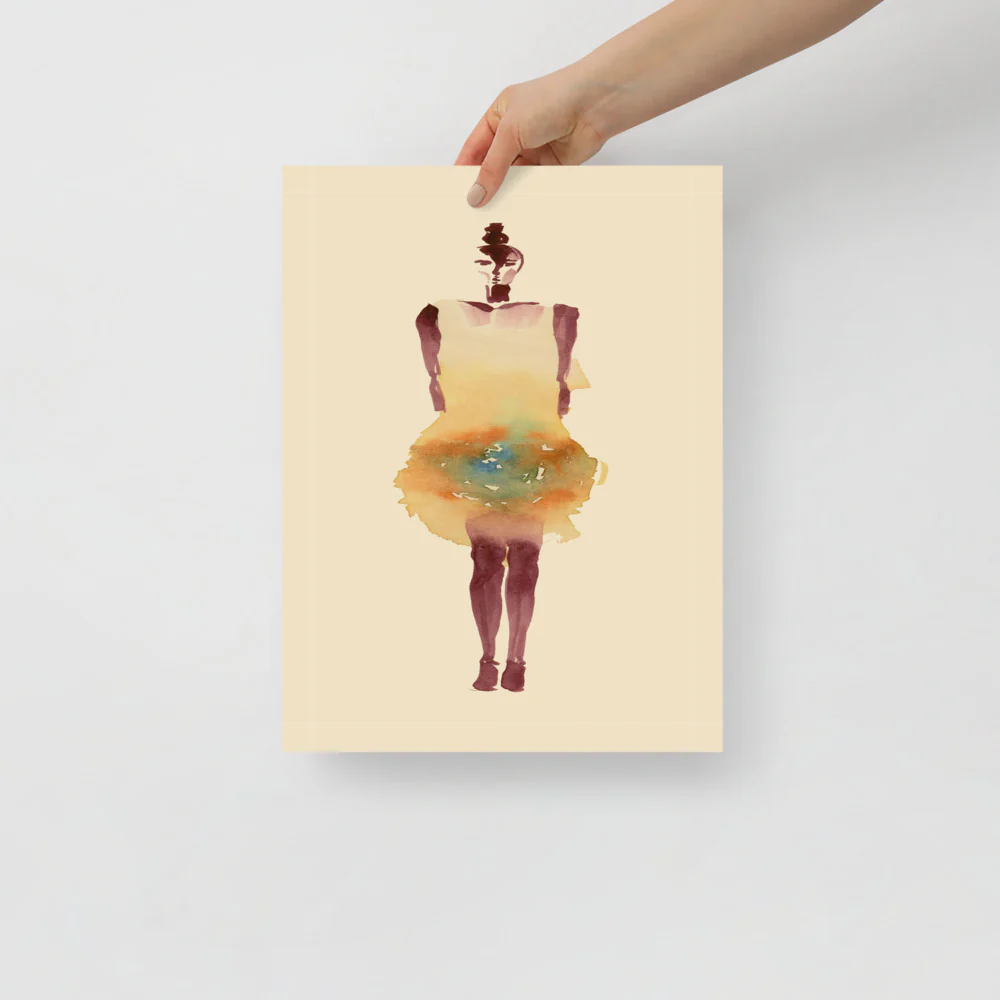 Rainbow Dress Wall Art - Image 2