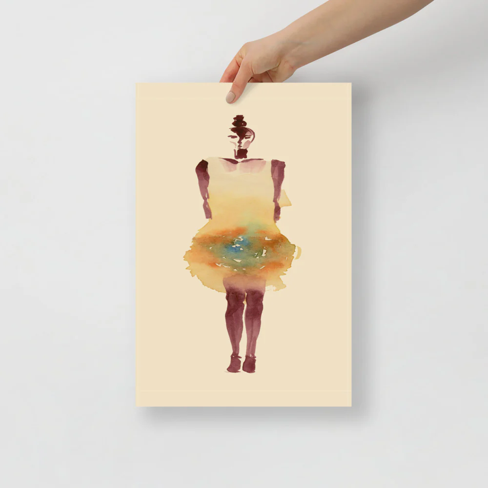 Rainbow Dress Wall Art - Image 3