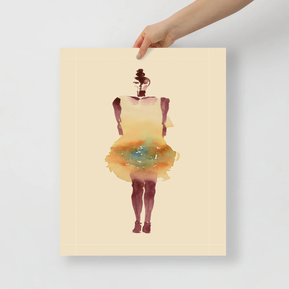 Rainbow Dress Wall Art - Image 4