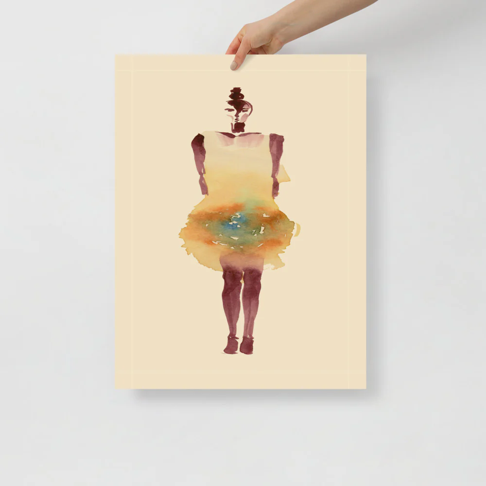 Rainbow Dress Wall Art - Image 5