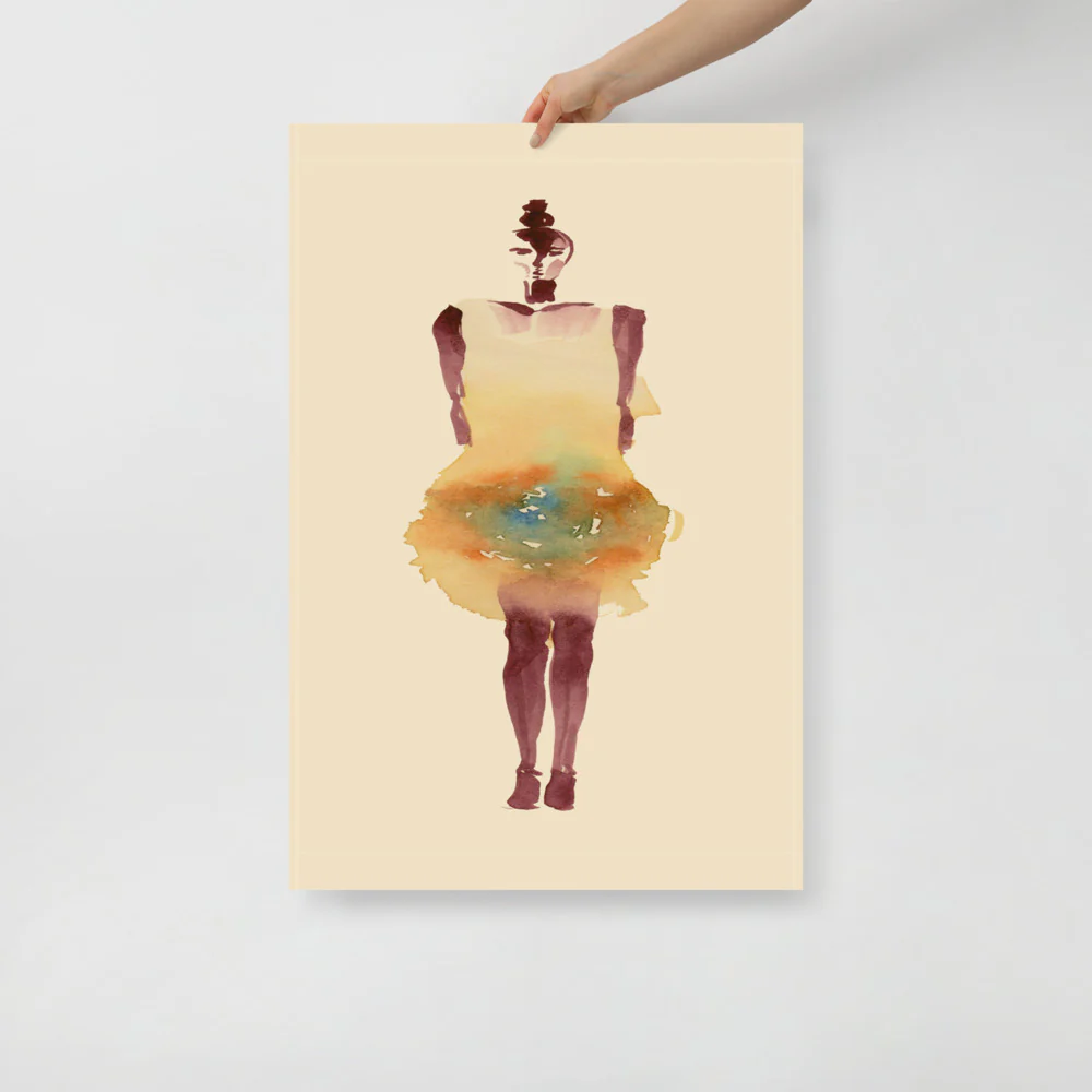 Rainbow Dress Wall Art - Image 6