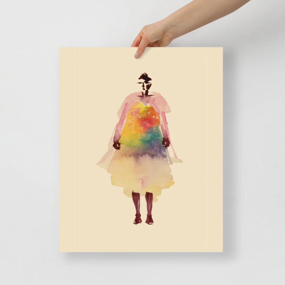 Rainbow Dress Wall Art - Image 4