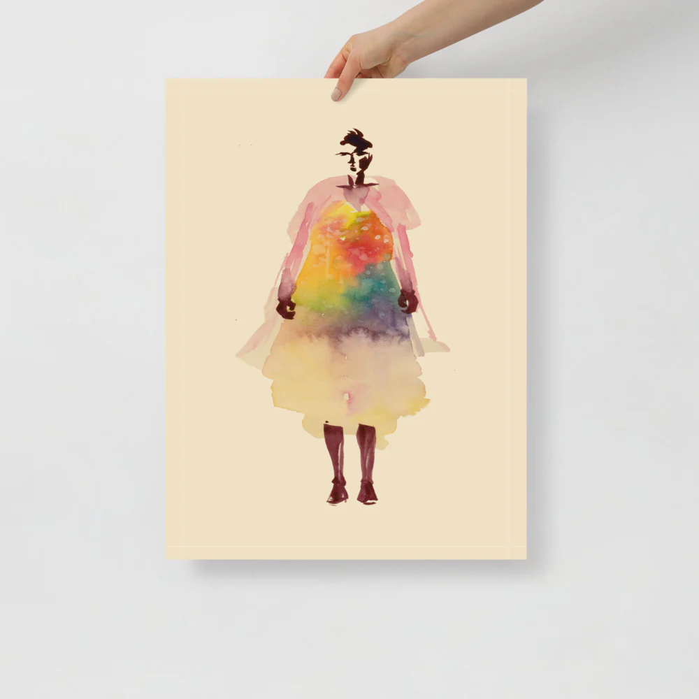 Rainbow Dress Wall Art - Image 5