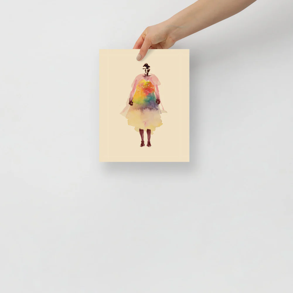 Rainbow Dress Wall Art - Image 7