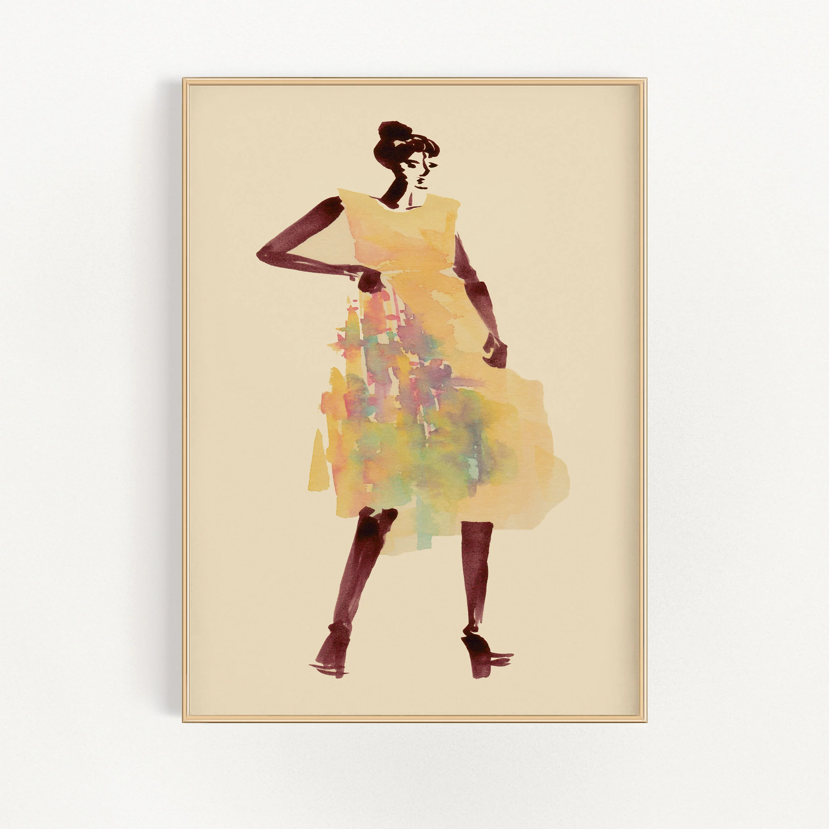 Rainbow Frills Wall Art