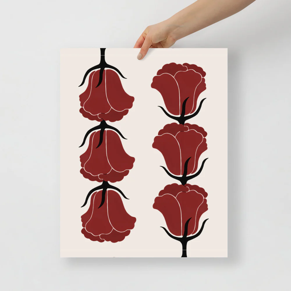 Red Tulips Wall Art