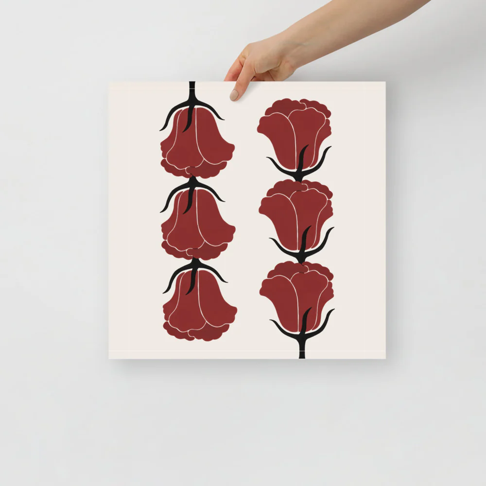 Red Tulips Wall Art - Image 8