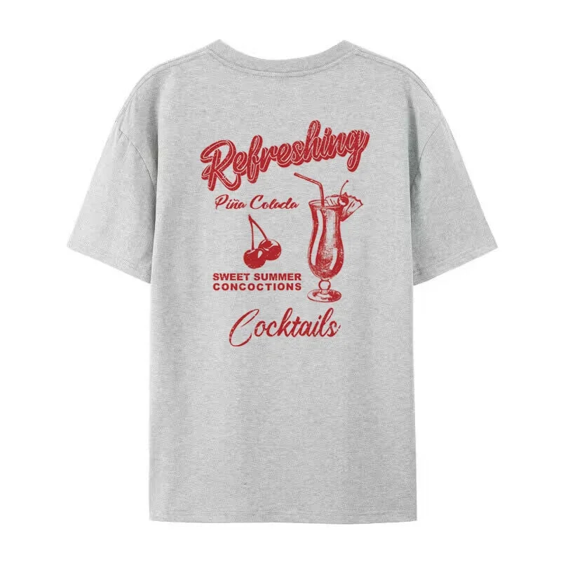 Refreshing Cherry Cocktail T-Shirt - Image 5