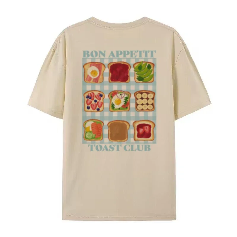 Retro Aesthetic Breakfast Graphic Tee - Image 4