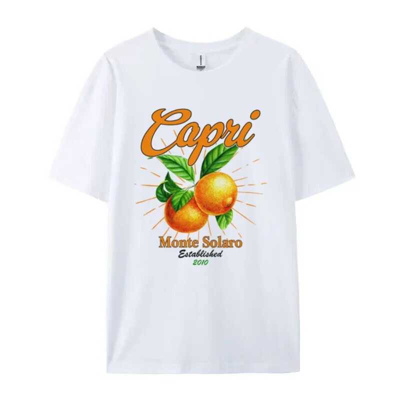 Retro Capri Orange T-Shirt