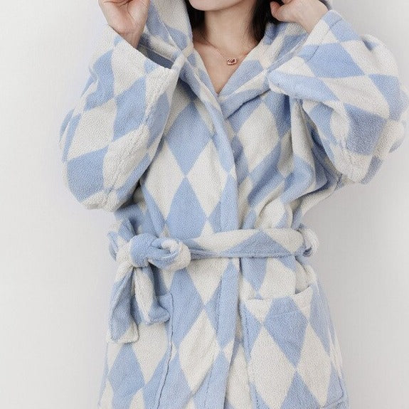 Retro Diamond Bath Robe - Image 5