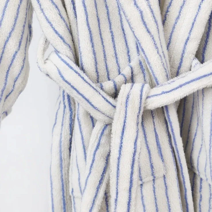 Retro Stripe Bath Robe - Image 12