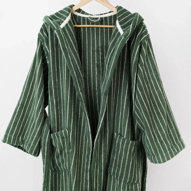 Retro Stripe Bath Robe - Image 16