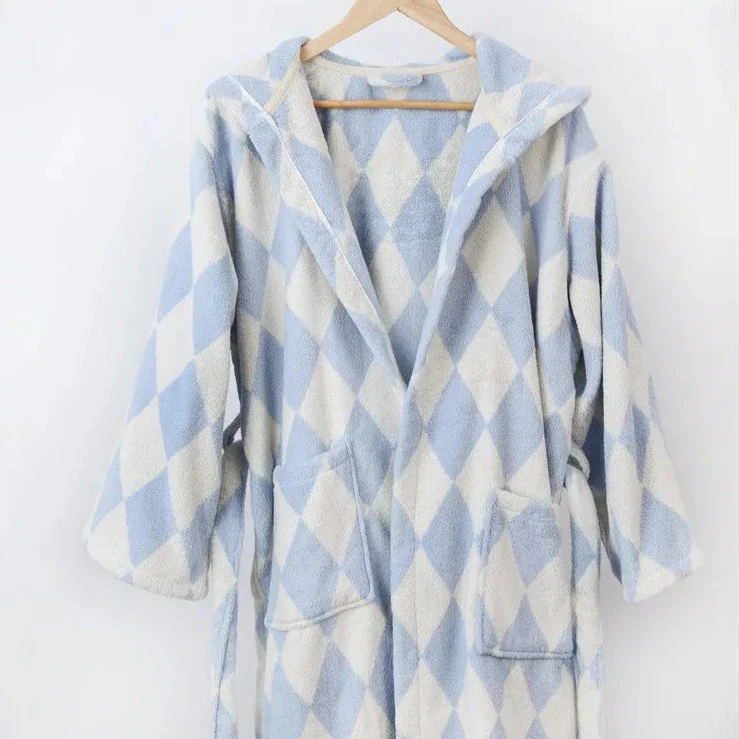 Retro Stripe Bath Robe - Image 5