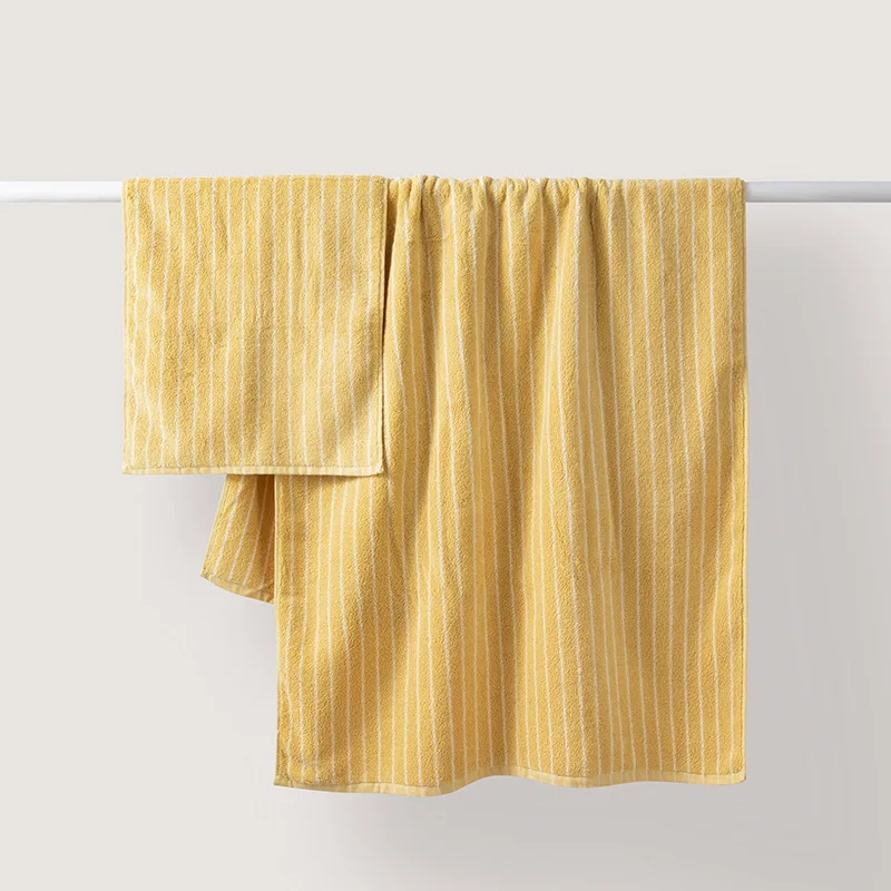Retro Striped Cotton Towel - Image 7