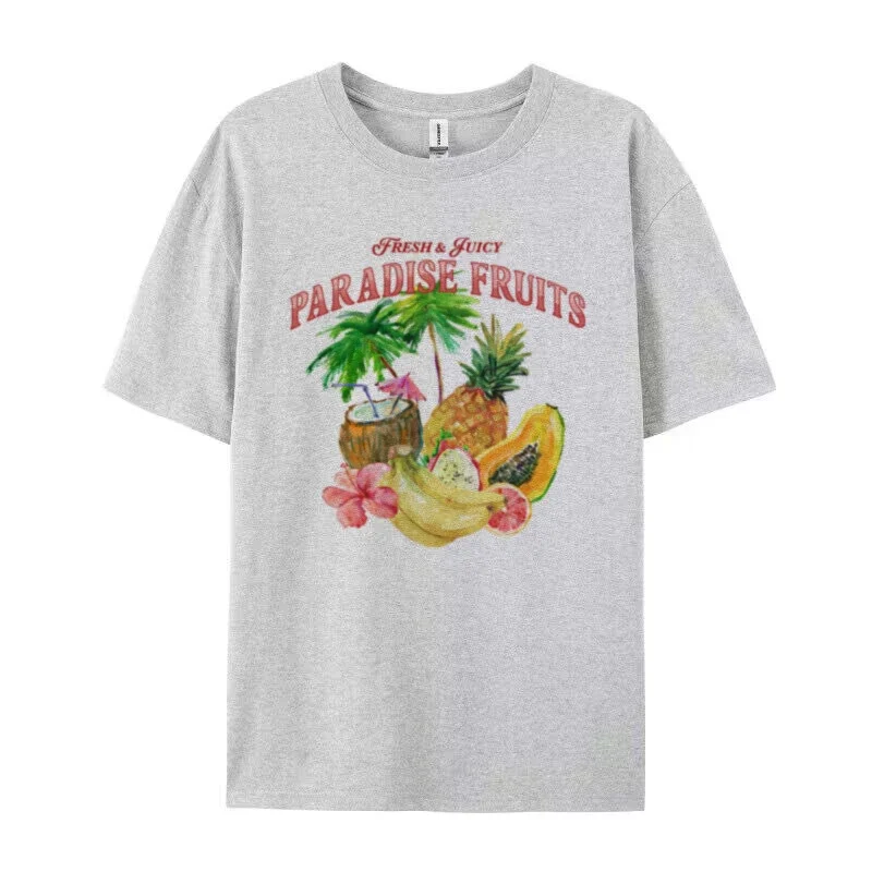 Retro Style Tropical Fruit T-Shirt - Image 4