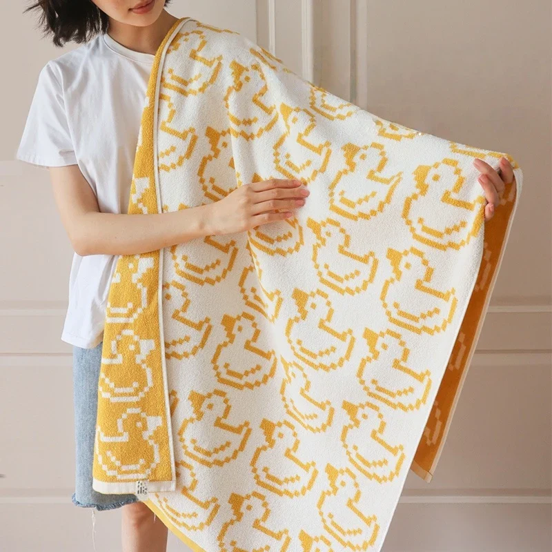Reversible Animal Print Cotton Towel