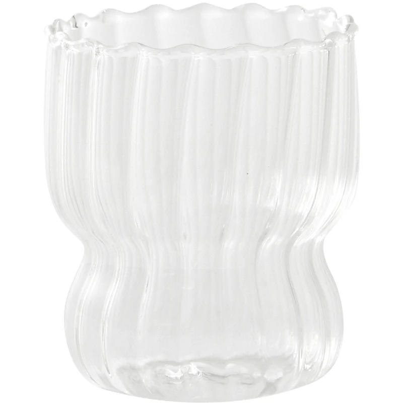 RIBBED CHUBBY GLASS CUP - Image 11