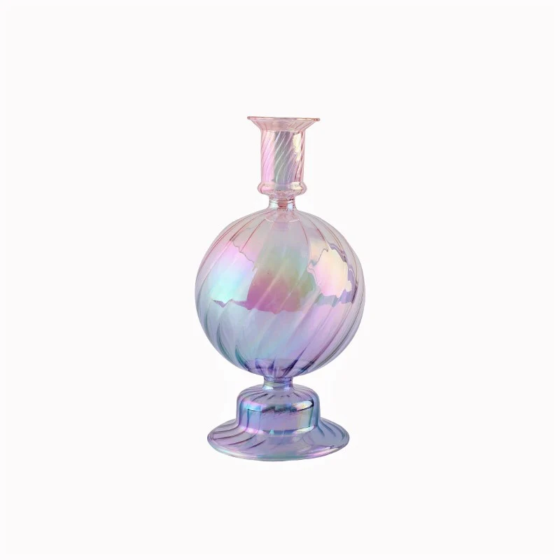 Ribbed Glass Candleholders - Mermaid - Image 18