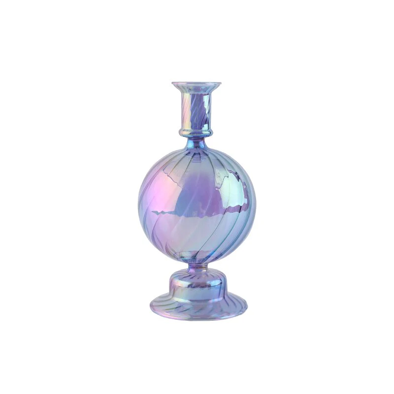 Ribbed Glass Candleholders - Mermaid - Image 19