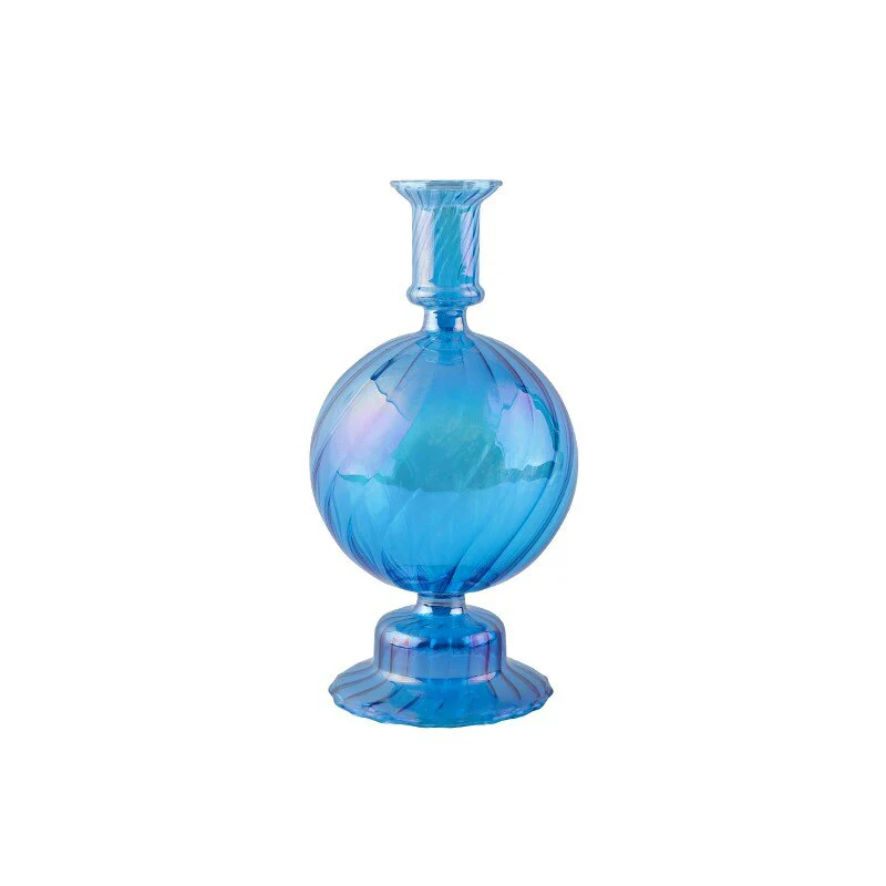 Ribbed Glass Candleholders - Mermaid - Image 20