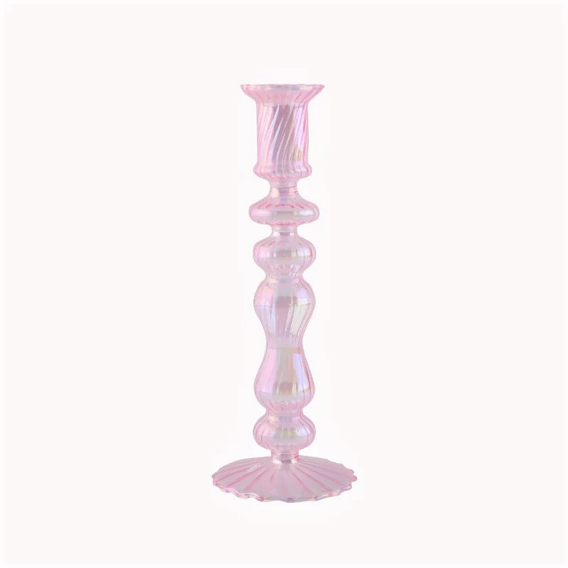 Ribbed Glass Candleholders - Mermaid - Image 21