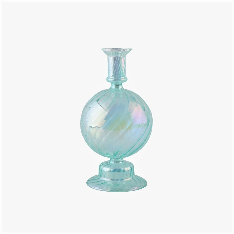 Ribbed Glass Candleholders - Mermaid - Image 30