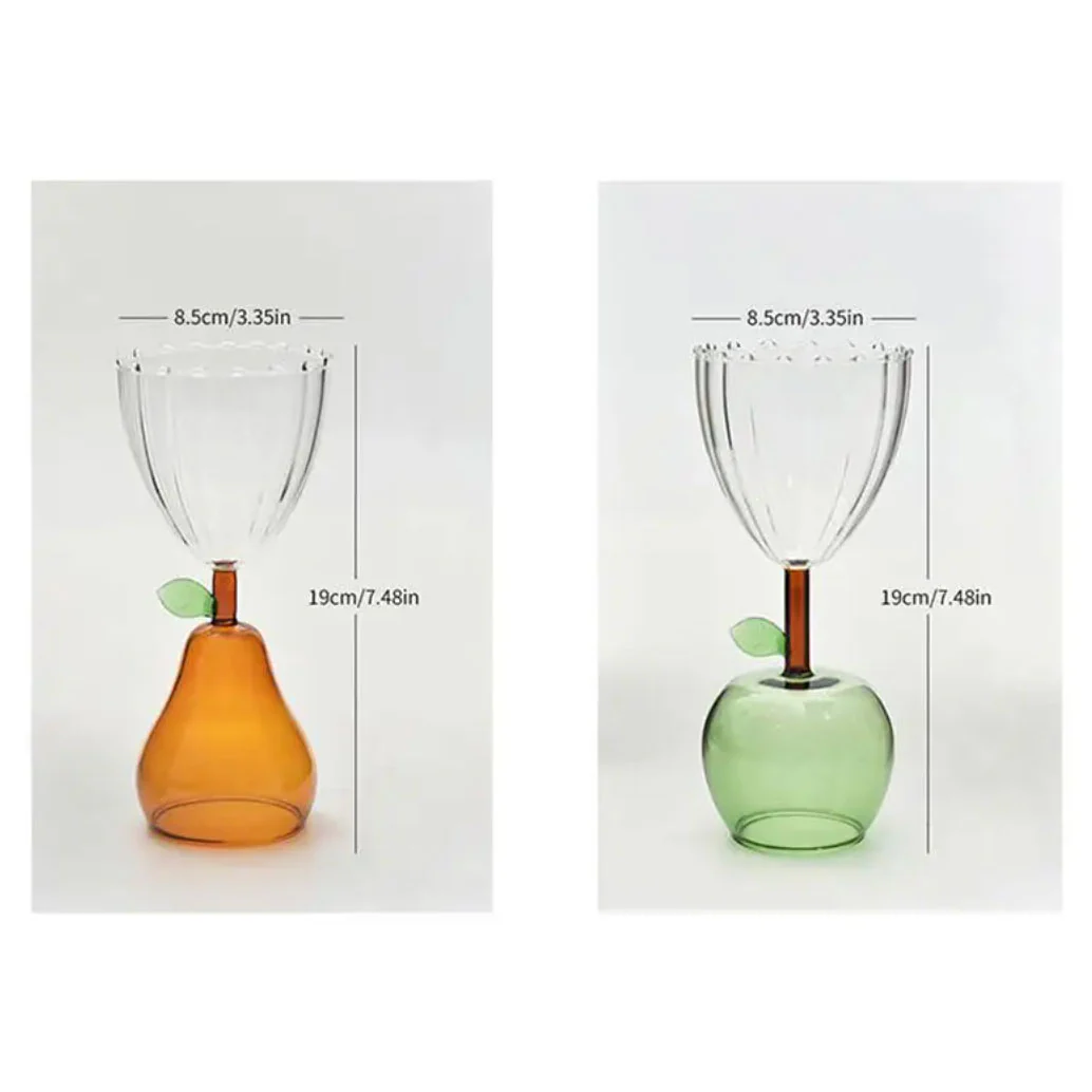 Ribbed Goblet with Fruit Handle - Image 8