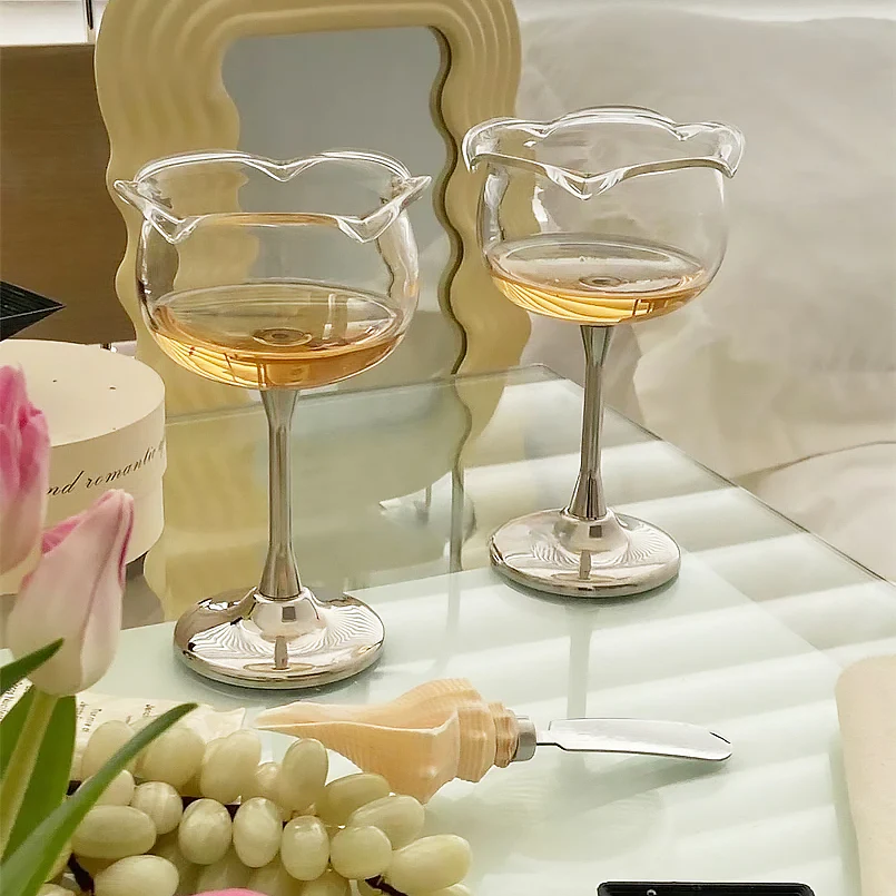 Rosy Petal-Like Glassware - Image 2