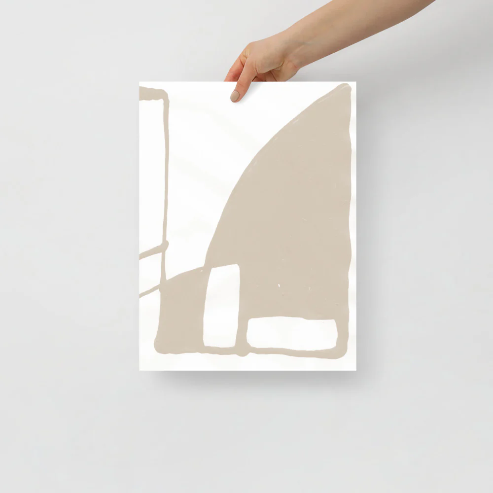 Sand Mountain Abstract Wall Art - Image 2
